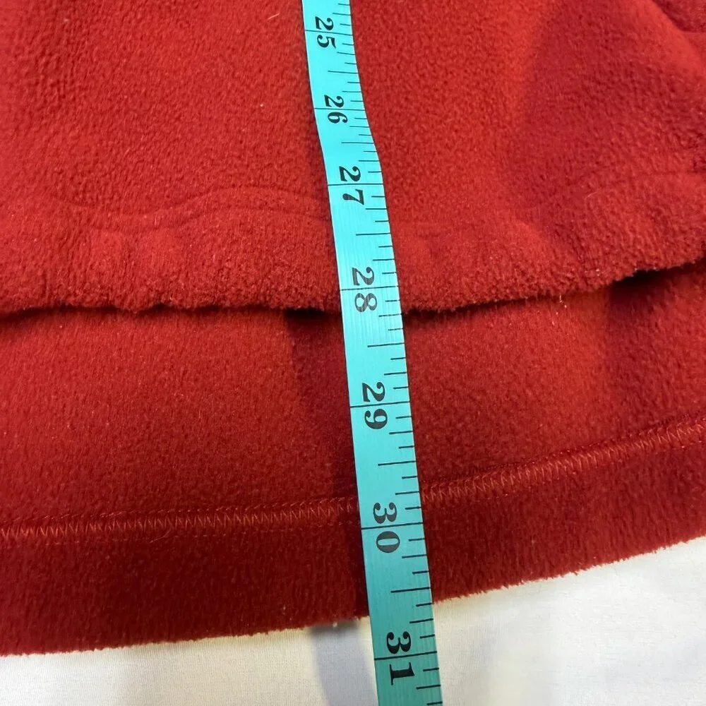 The North Face Full-Zip‎ Fleece Jacket Men’s XL Red/Gray Soft Warm EUC